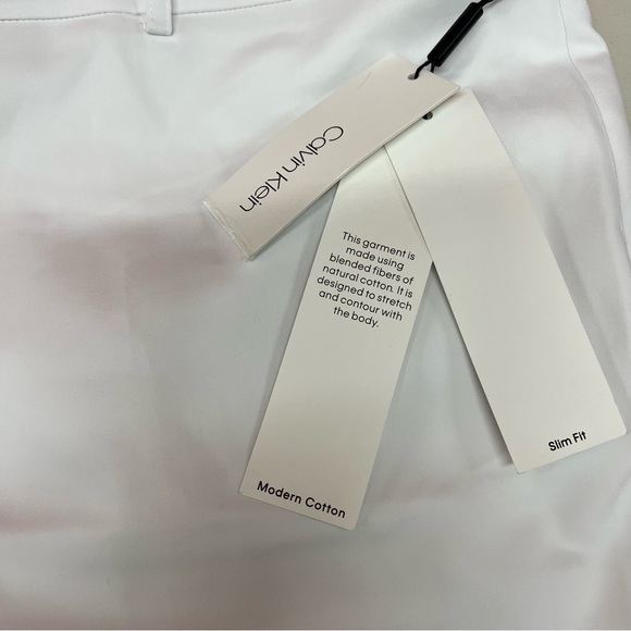 NEW Calvin Klein White Straight Leg Trousers Dress Pants Plus Size 18W - Picture 7 of 11